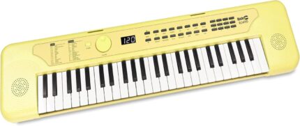 RockJam 49 Key USB Keyboard Piano with Lessons & Keynote Stickers